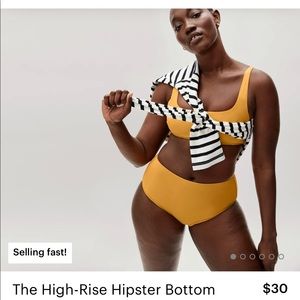 Everlane Swim High Rise Hipster